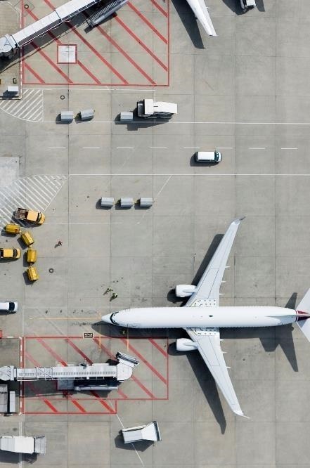 Avion à l'aéroport